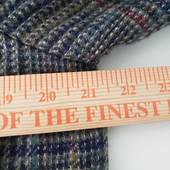 International Scene Wool Plaid Jacket Vintage Lined Button Front Womens Size 12 - Picture 13 of 14